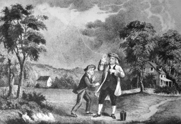 El experimento de Franklin, junio de 1752